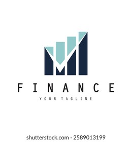 finance and financial logo creative arrow diagram market design template