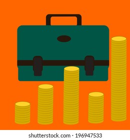 Finance flat design