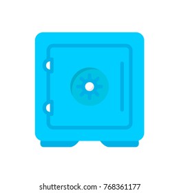 Finance Flat Icon bank safe