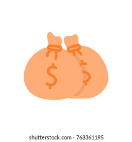 Finance Flat Icon money sack