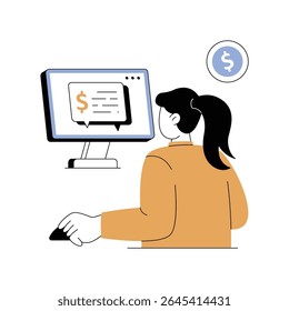 Finance Forum Modern illustrations. Eps 10 file on transparent background