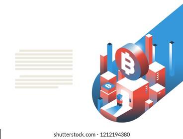 Finance freedom gateway. flat trendy illustration