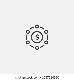 Finance Glyph icon. Simple sign illustration. Finance symbol design. Can be used for web, print and mobile Finance Glyph icon. Simple sign illustration. Finance symbol design. Can be used for web, print and mobile