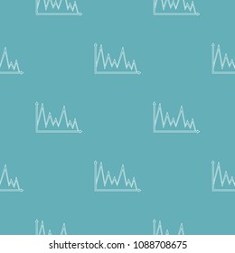 Finance graph pattern vector seamless repeating for any web design