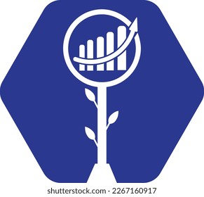 finance and finance growth development logo vector template design 