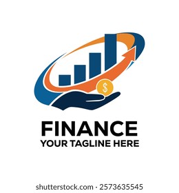 Finance Growth Logo Template Design