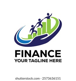 Finance Growth Logo Template Design