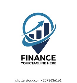 Finance Growth Logo Template Design