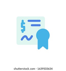 finance icon, agreement icon . Perfect for application, web, logo and presentation template. icon design flat style