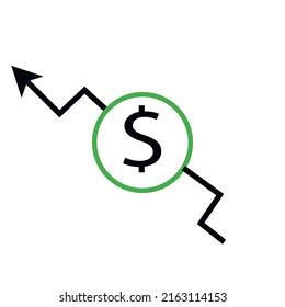 Finance Icon. Business Ilustration. Financial Vector