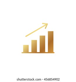 finance icon or button in flat style with long shadow, isolated vector illustration on transparent background