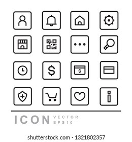 finance icon design.