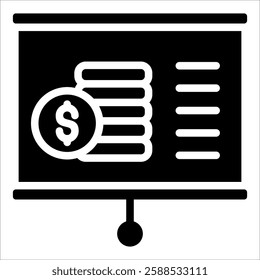 Finance Icon Element For Design