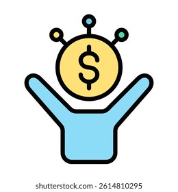 Finance Icon Element For Design