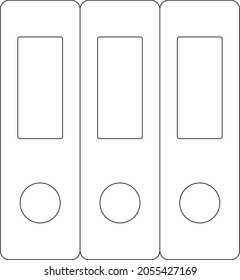 finance icon folder file and storage