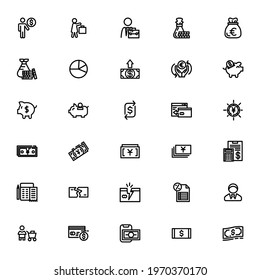 finance icon or logo isolated sign symbol vector illustration - Collection of high quality black style vector icons
