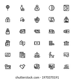 finance icon or logo isolated sign symbol vector illustration - Collection of high quality black style vector icons

