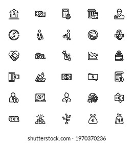 finance icon or logo isolated sign symbol vector illustration - Collection of high quality black style vector icons
