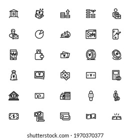 finance icon or logo isolated sign symbol vector illustration - Collection of high quality black style vector icons
