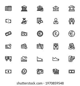 finance icon or logo isolated sign symbol vector illustration - Collection of high quality black style vector icons
