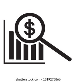 Finanzierungssymbol, Geldsymbol, Vektorgrafik