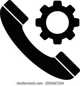 receptor de teléfono de icono de finanzas y tecnología