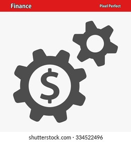 Finance Icon. Professional, pixel perfect icon optimized for both large and small resolutions. EPS 8 format.