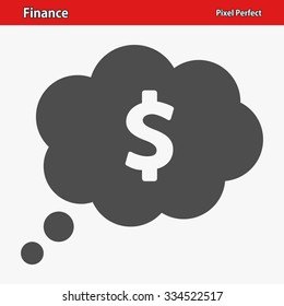 Finance Icon. Professional, pixel perfect icon optimized for both large and small resolutions. EPS 8 format.