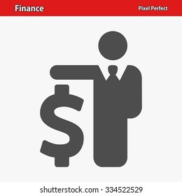 Finance Icon. Professional, pixel perfect icon optimized for both large and small resolutions. EPS 8 format.