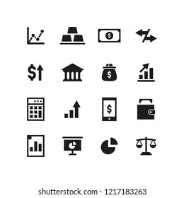FINANCE ICON SET
