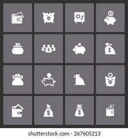 finance icon set