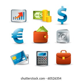 Finance icon set