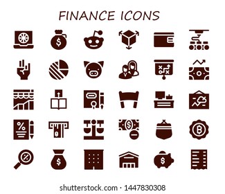 finance icon set. 30 filled finance icons.  Collection Of - Color, Dollar, Reddit, 3d, Billfold, Hand, Pie chart, Pig, Business, Strategy, Profit, Analytics, Transfer, Contract