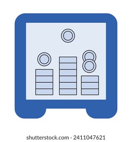 Finance icon set. Containing loan, cryptocurrency, saving, regulation, financial goal, profit, budget, mutual fund, earning money and revenue icons. Solid icons collection isolated on background