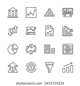 Vektorgrafik des Finanzsymboles