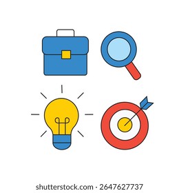 finance icon vector art design