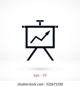 Finance Icon vector, flat design best vector icon