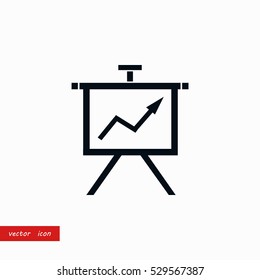 Finance Icon vector, flat design best vector icon