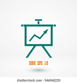 Finance Icon vector, flat design best vector icon