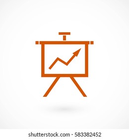 Finance Icon vector, flat design best vector icon