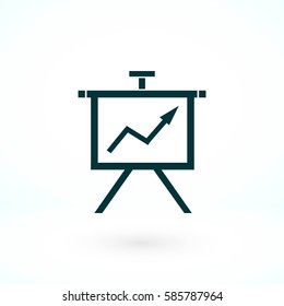 Finance Icon vector, flat design best vector icon