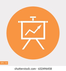 Finance Icon vector, flat design best vector icon