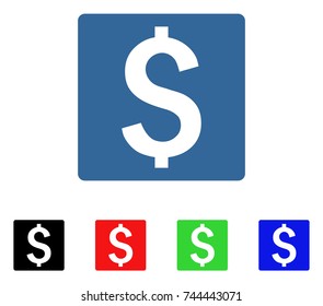 Finance icon. Vector illustration style is a flat iconic finance symbol with black, red, green, blue color variants. Designed for web and software interfaces.
