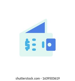 finance icon, wallet icon . Perfect for application, web, logo and presentation template. icon design flat style