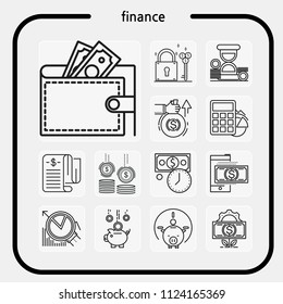 finance icons
