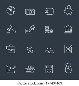 Finance icons