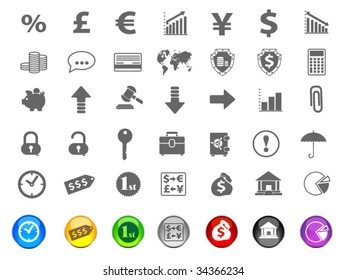 Finance icons