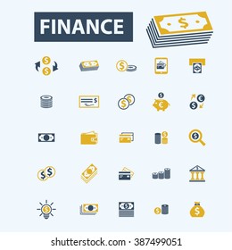 finance icons
