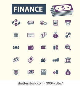 finance icons
