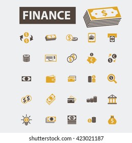 finance icons
